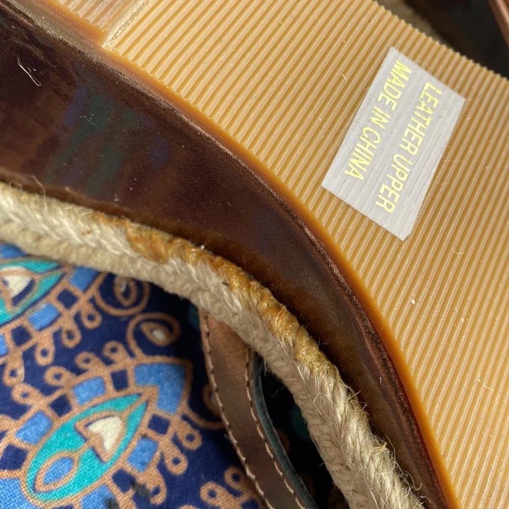 Vintage Yellow Box Jeweled Sandal 8.5 - Picture 5 of 6